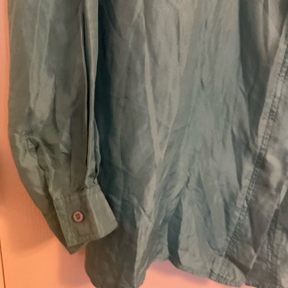 Partner’s By Mervyn’s Vintage Size medium Long Sleeve 100% Silk - Picture 5 of 12